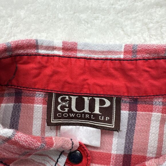 Fall color COWGIRL UP Snap Western Shirt Rodeo Country S/M - Picture 4 of 12